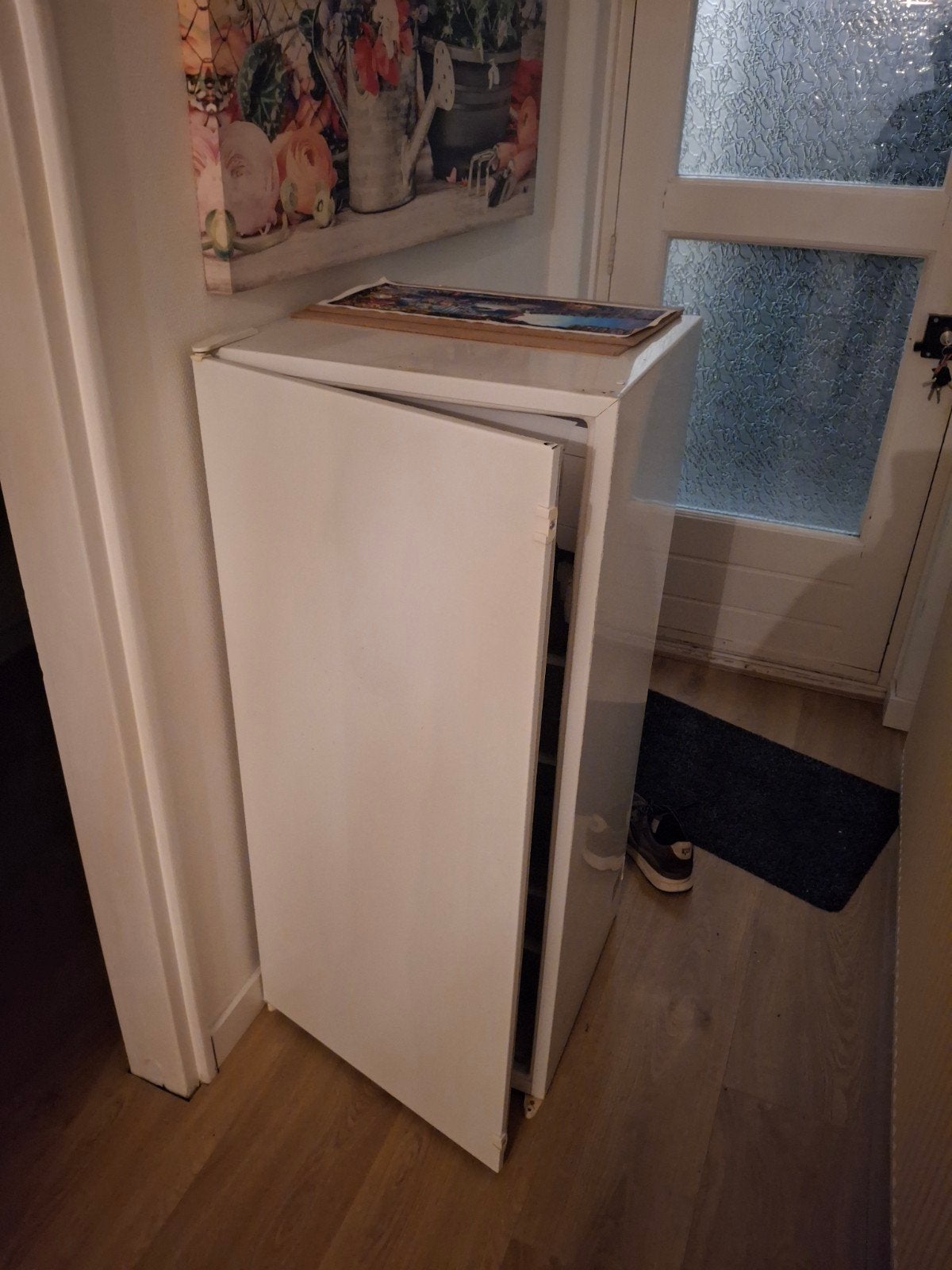 Pelgrim inbouw koelkast met vriesvak - werkt perfect, Ophalen, Gebruikt, 120 tot 140 cm, 45 tot 60 cm