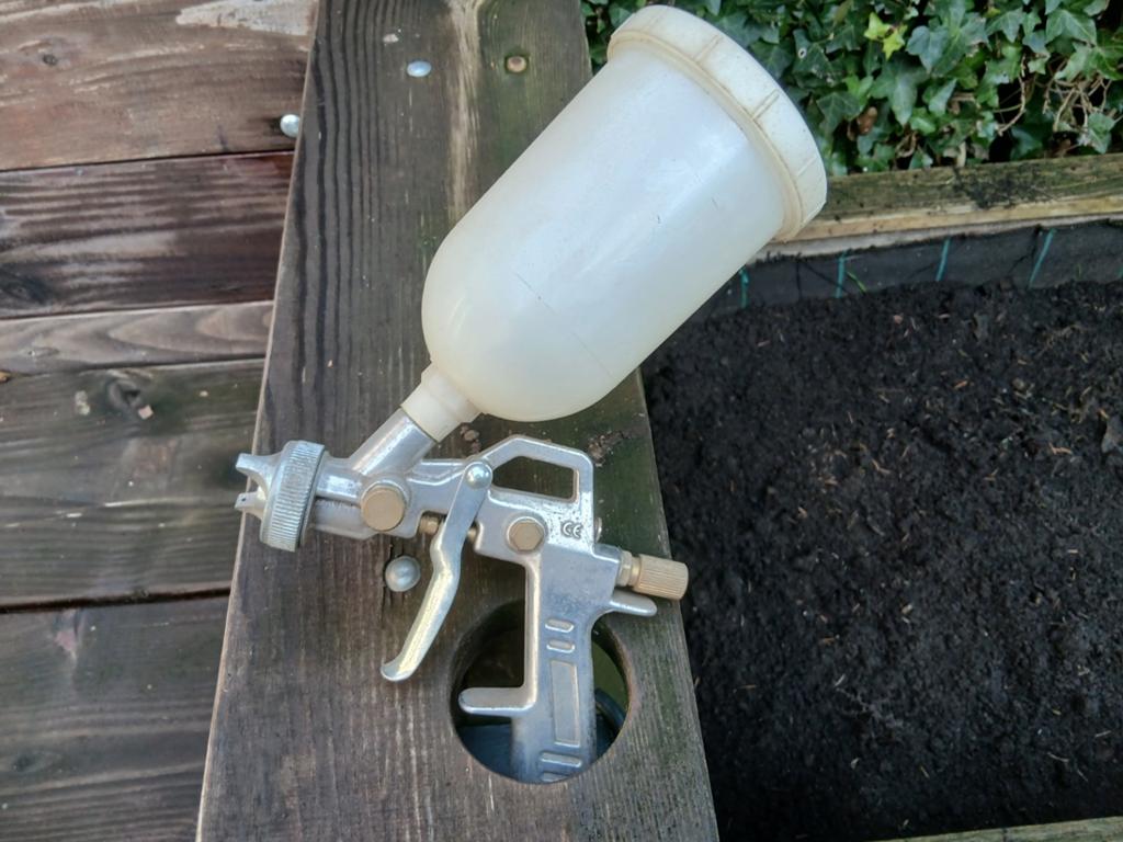 Verfspuit voor compressor nooit gebruikt, Minder dan 5 liter, Ophalen, Nieuw