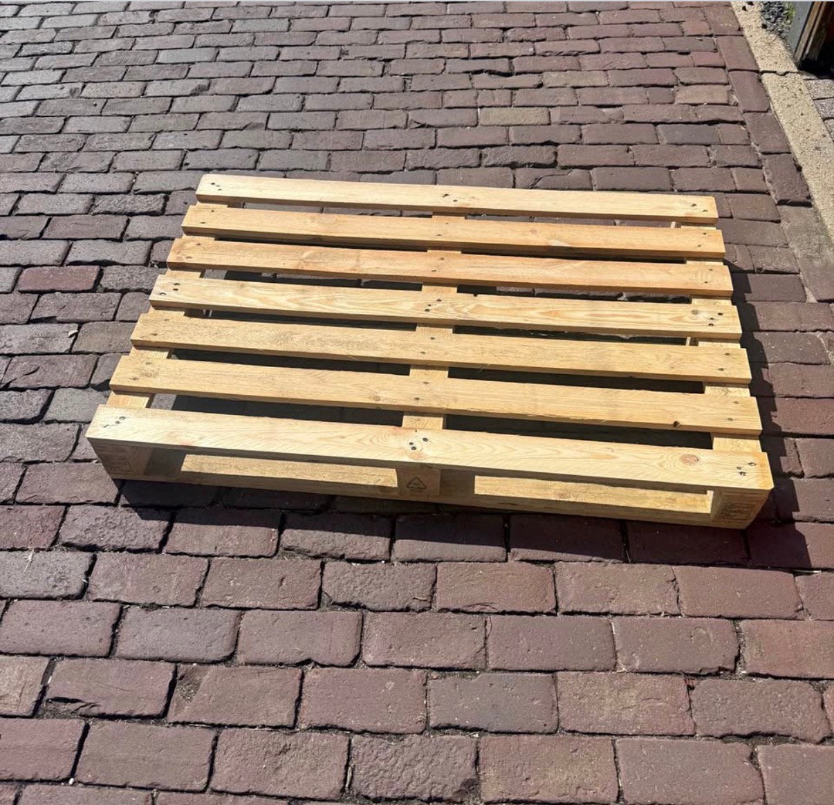 Pallet, Ophalen, 1 tot 2 meter, Minder dan 3 meter, Zo goed als nieuw
