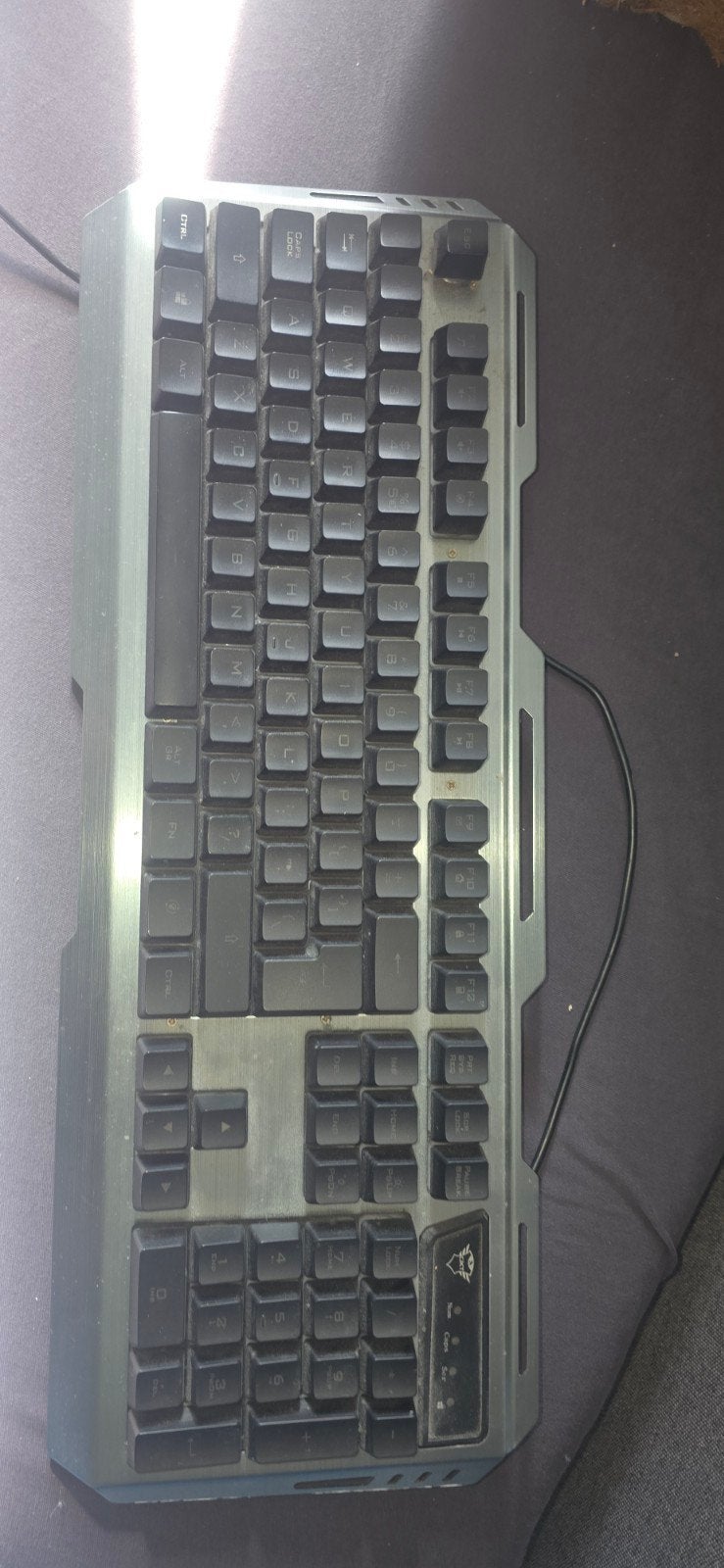 Trust GXT 280 Gaming Toetsenbord - Gebruikt, Computers en Software, Ophalen, Gebruikt, Gaming toetsenbord, Trust