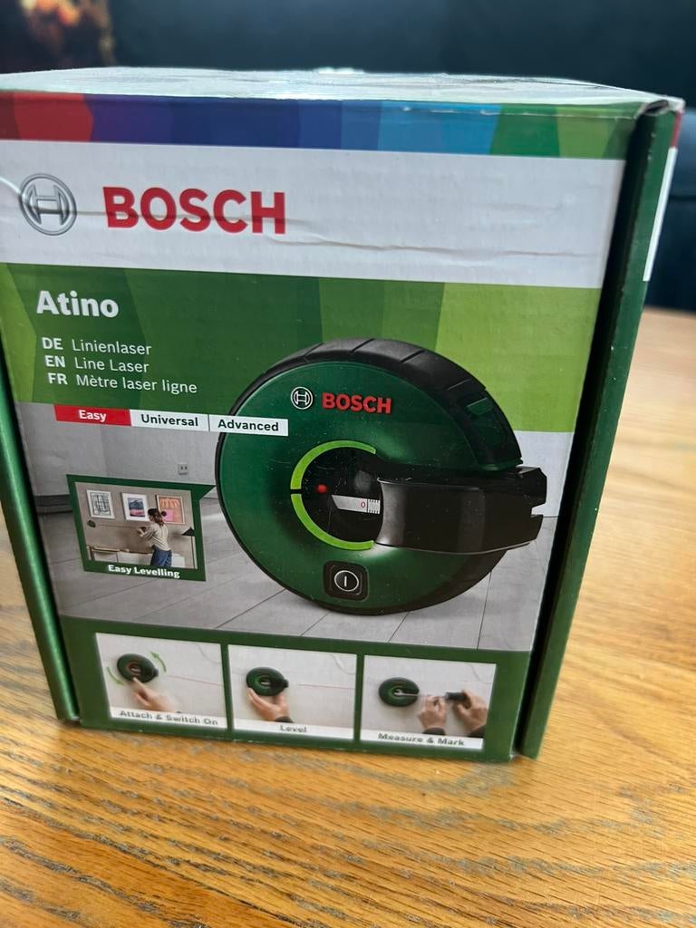 Lijnlaser, Ophalen, Zo goed als nieuw