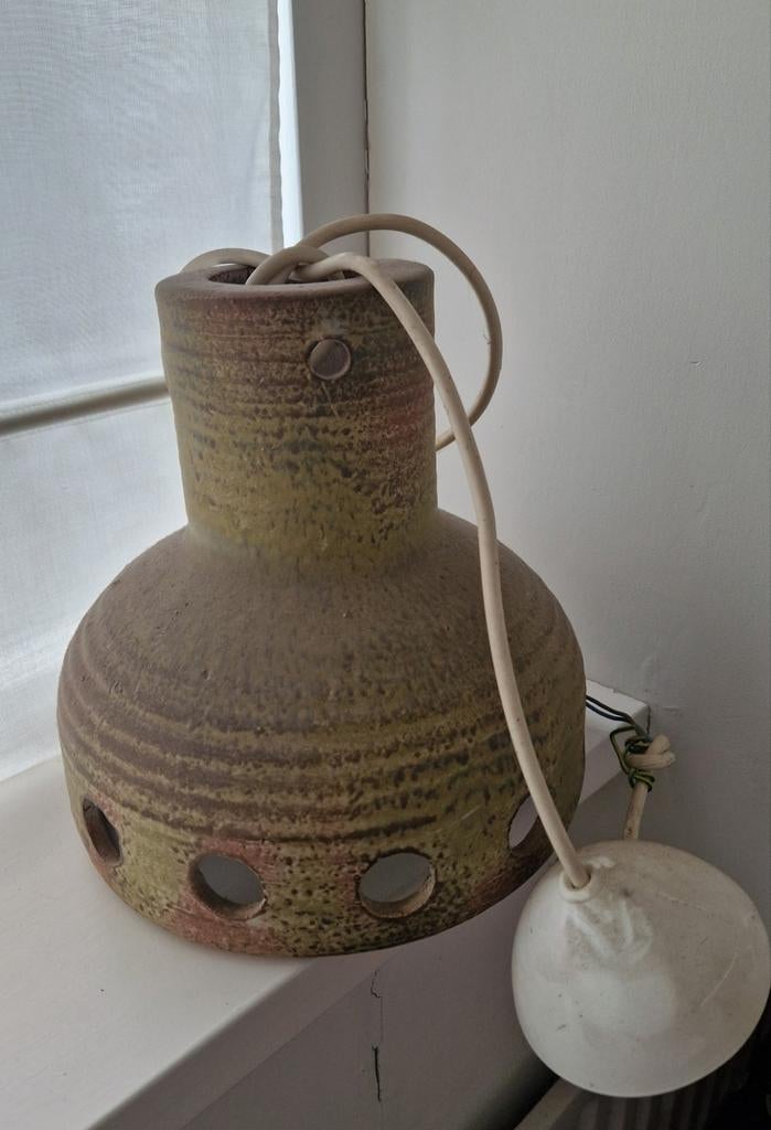 vintage keramiek MOBACH hanglamp, Ophalen, Minder dan 50 cm