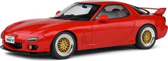 Mazda RX-7 Type RS kleur rood van Solido schaal 1:18, Ophalen, Nieuw, Auto, Solido