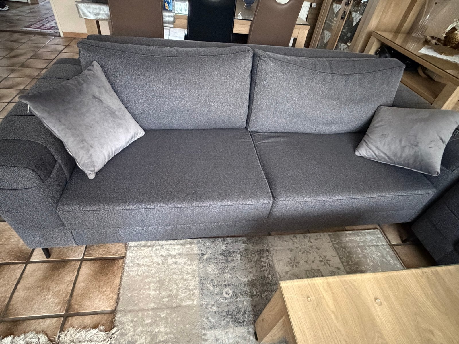 Complete Bankstel: 2x3-persoonsbank en 1x1-persoonsbank, Huis en Inrichting, Banken | Bankstellen, Ophalen, Gebruikt, 75 tot 100 cm