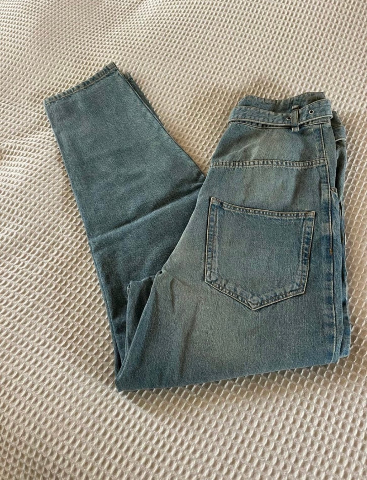 Isabel Marant Étoile high waist jeans maat 38 origineel, Ophalen of Verzenden, Zo goed als nieuw, Blauw, W30 - W32 (confectie 38/40)