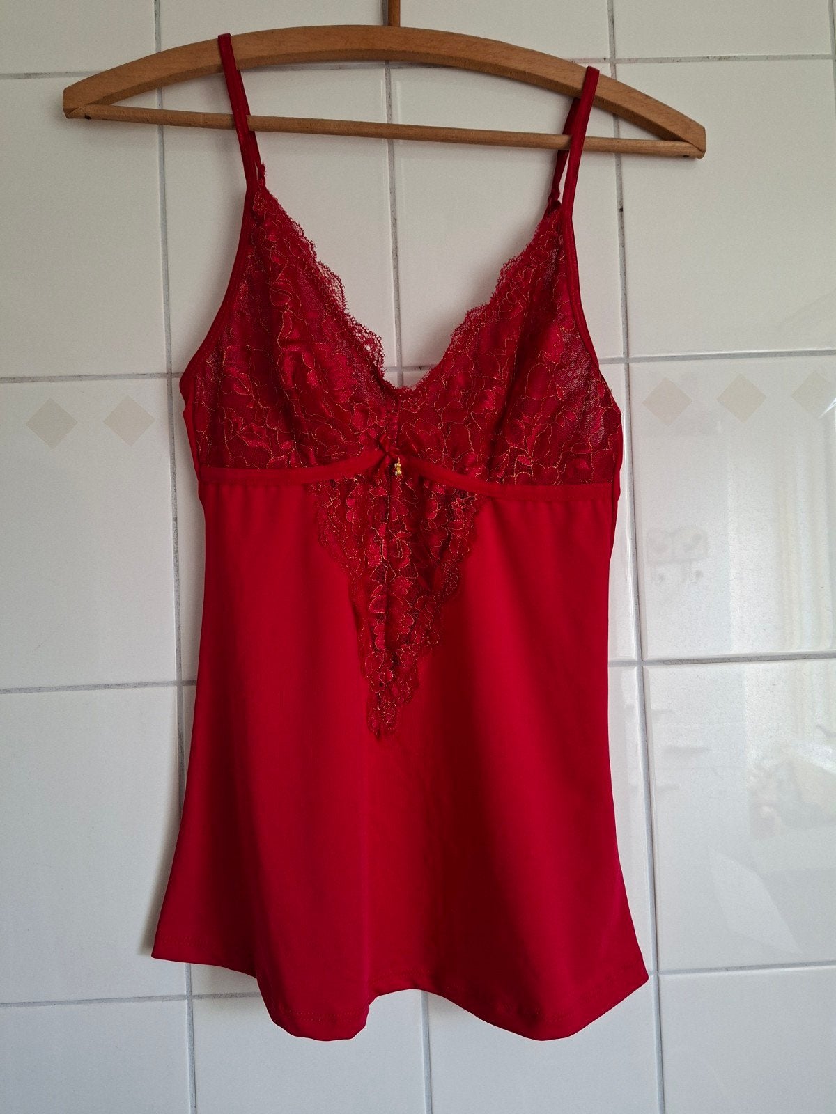 Rood kanten hemdje van Zeeman S, Zeeman, Ophalen of Verzenden, Rood, Hemd