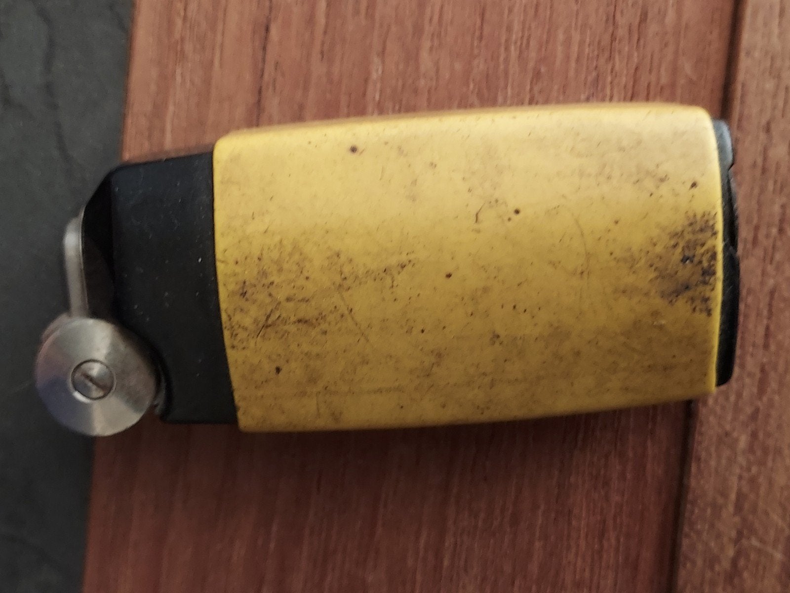 Vintage Poppell aansteker - Made in Holland, Ophalen of Verzenden, Gebruikt, Aansteker