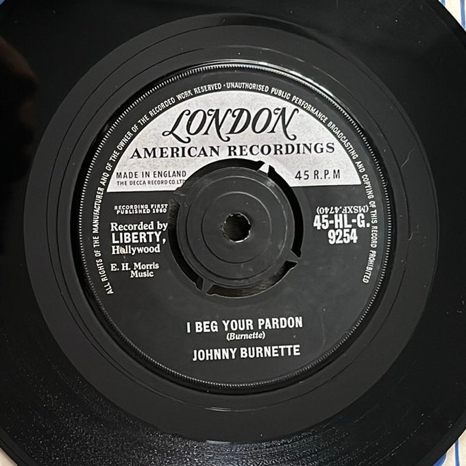 Johnny Burnette - You’re Sixteen 7” UK 1960, Cd's en Dvd's, Vinyl Singles, Ophalen of Verzenden, Gebruikt, Pop