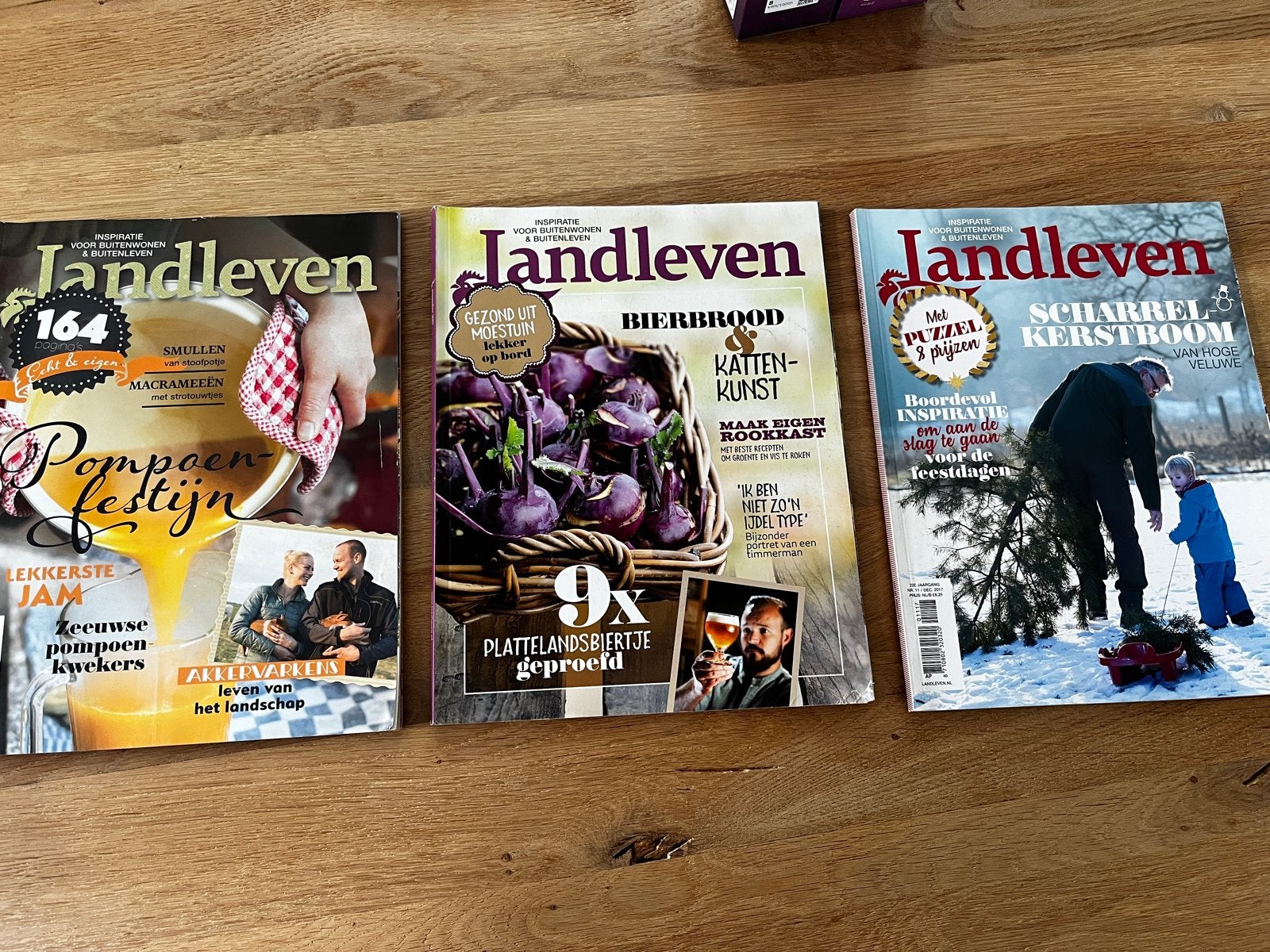 3x Landleven (okt, nov, dec 2017), Boeken, Ophalen, Gelezen, Overige typen