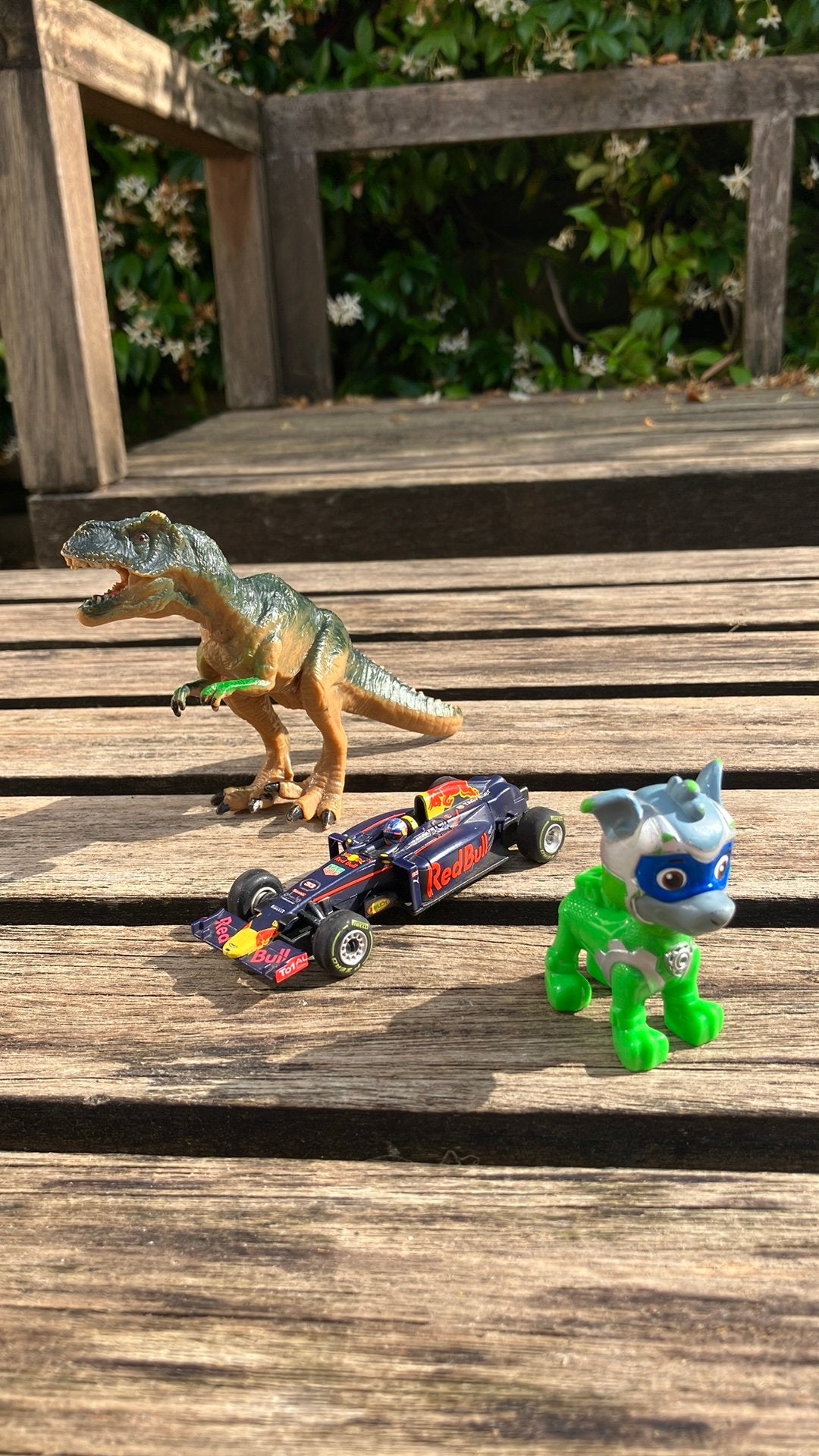 Paw patrol, dino & racewagen max verstappen, Ophalen of Verzenden, Gebruikt