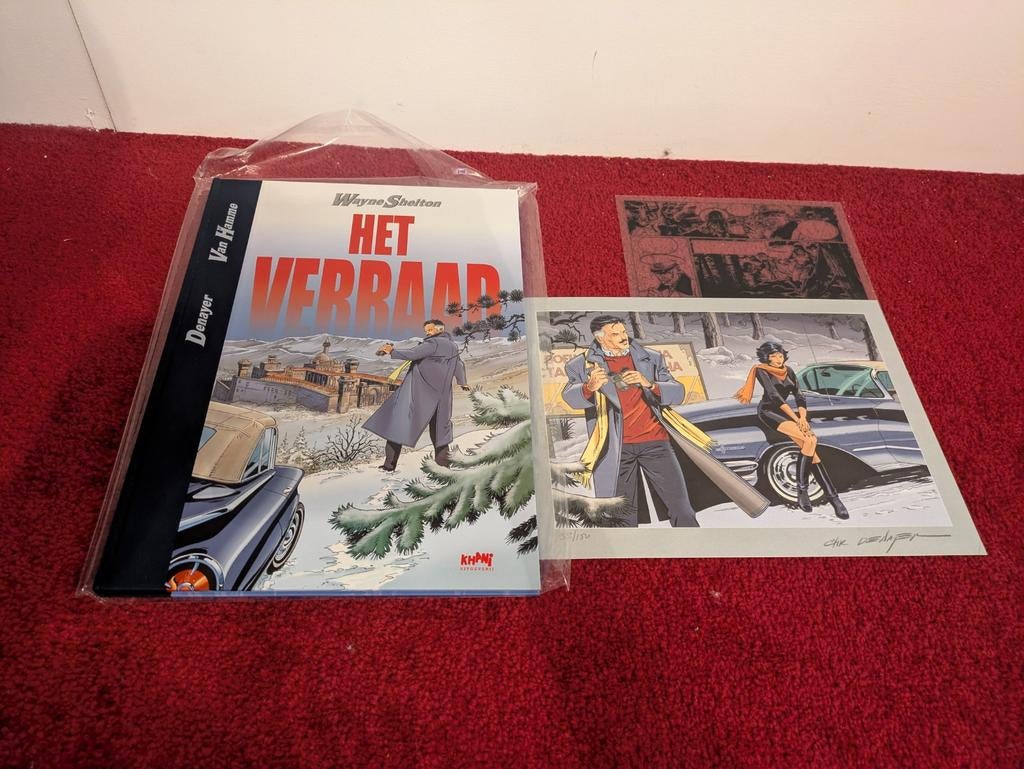 Wayne Shelton - Het Verraad Luxe HC (Hardcover), Eén stripboek, Ophalen of Verzenden, Zo goed als nieuw, Jean Van Hamme, Thierry Demaeyer