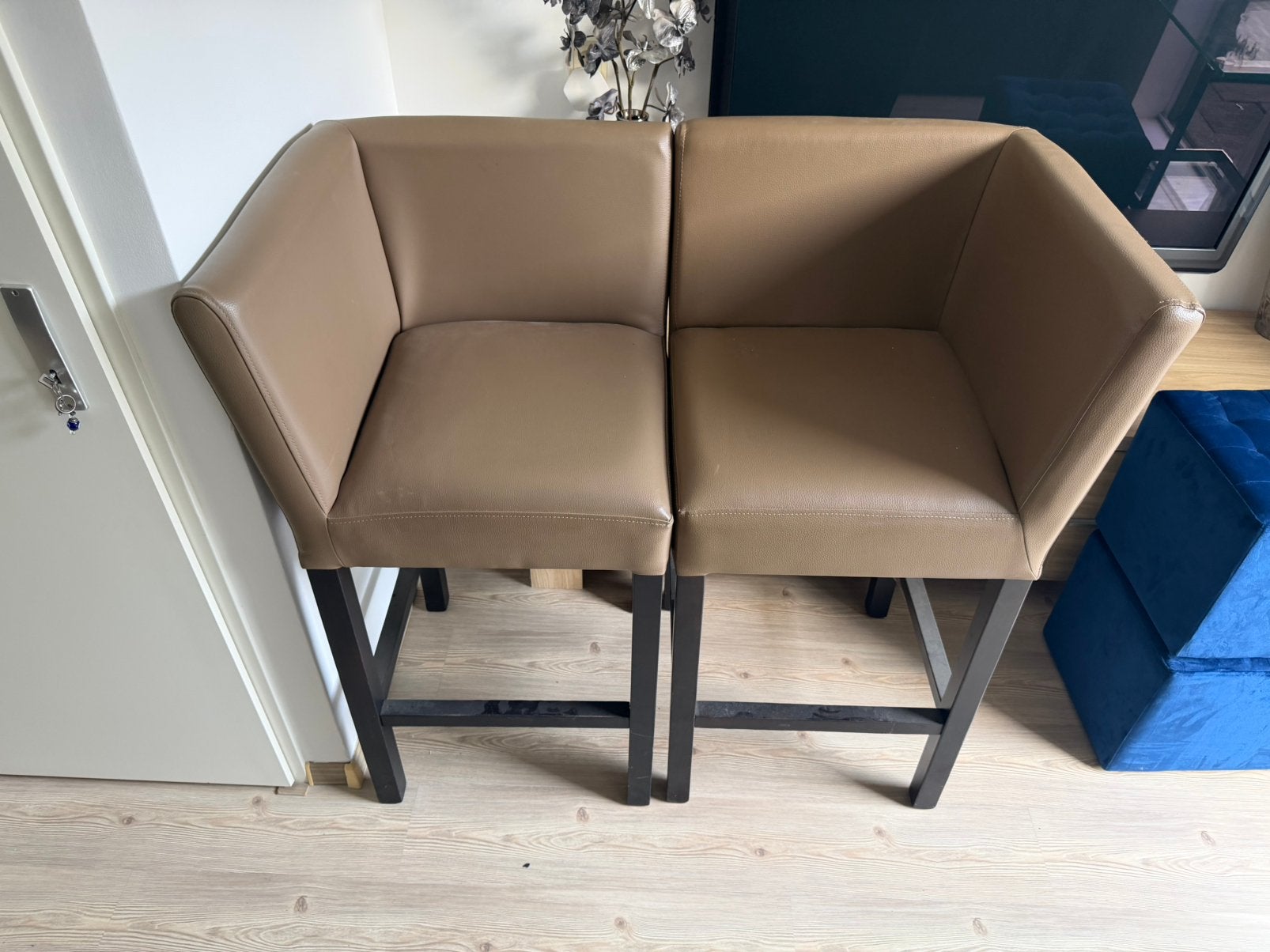 2 Barbanken Nette Staat Barstoelen KOOPJE €70 voor 2 Stuks, Ophalen, Zo goed als nieuw