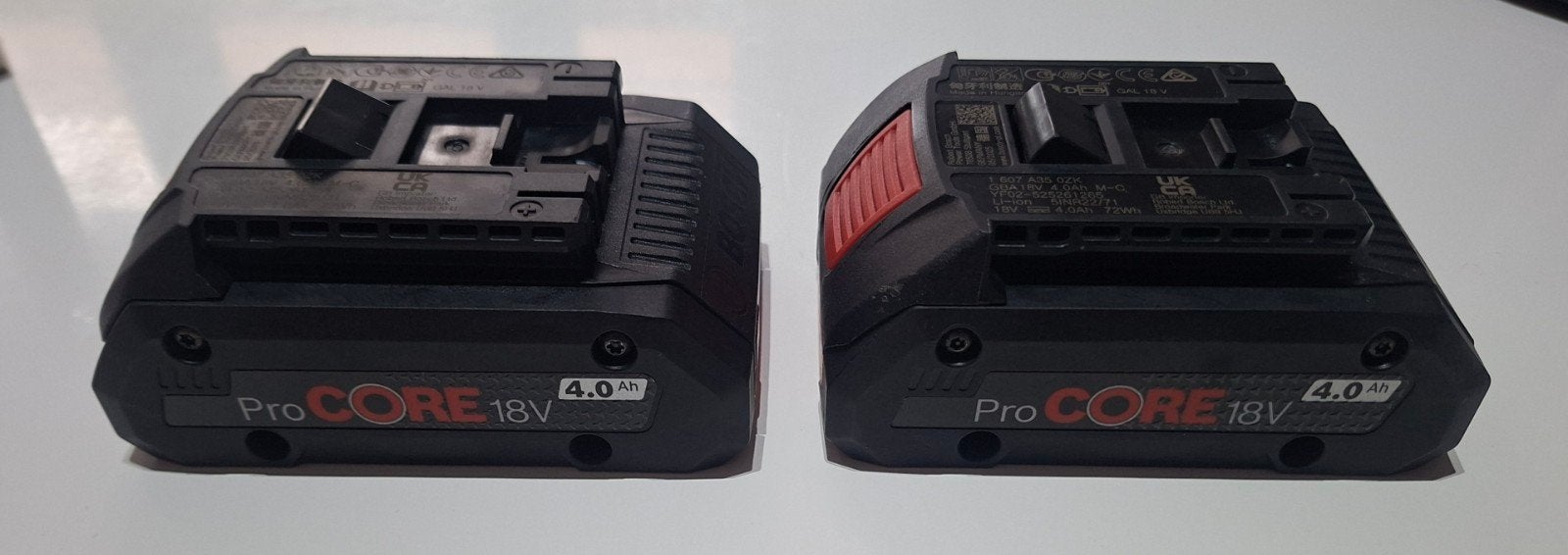 2X Bosch blauw professional procore 18V 4Ah accu nieuw, Ophalen, Nieuw