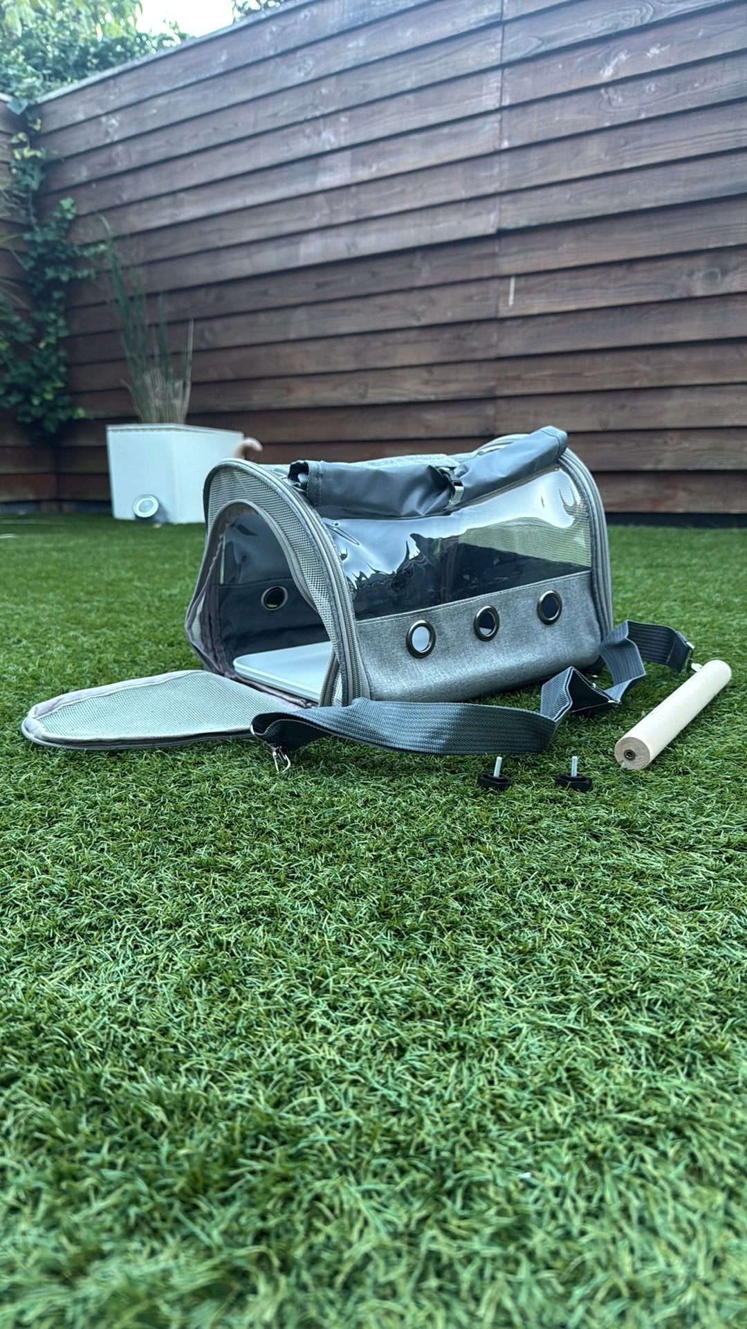 Compacte dieren draagtas / transporttas – met zitstok, Dieren en Toebehoren, Verzenden, Nieuw