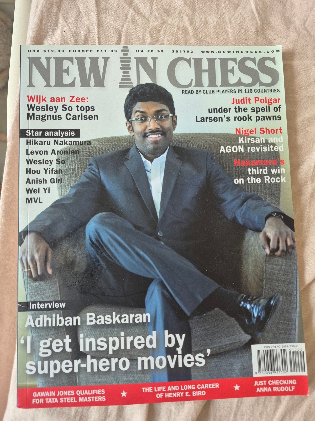 New In Chess Magazine 2017 #2 - Adhiban Baskaran, Ophalen, Gelezen, Overige typen