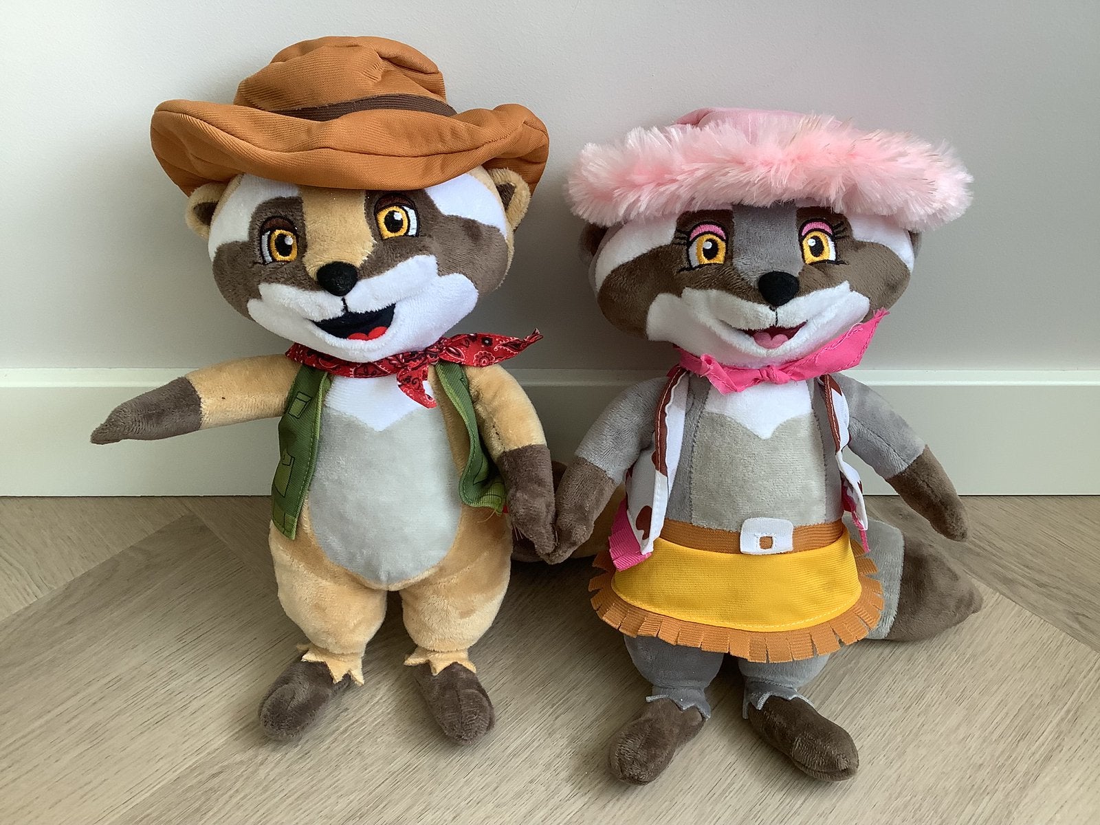 Randy en Rosie attractiepark Slagharen pluche knuffel 30 cm, Ophalen of Verzenden, Zo goed als nieuw, Overige typen