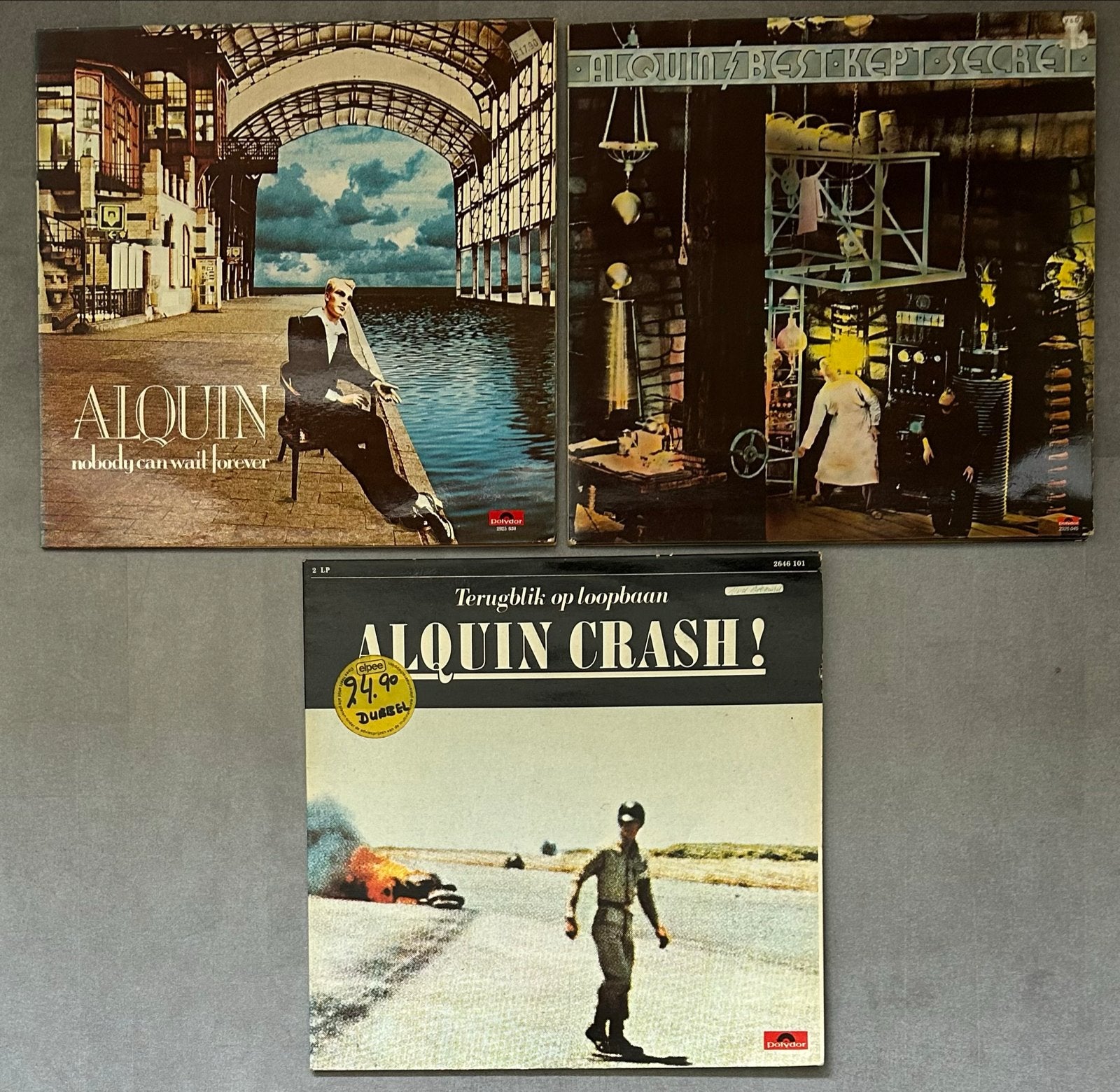 Alquin LP's: Nobody Can Wait Forever, Best Kept Secret, Cras, Ophalen of Verzenden, 1970 - 1979, Gebruikt, 12 inch