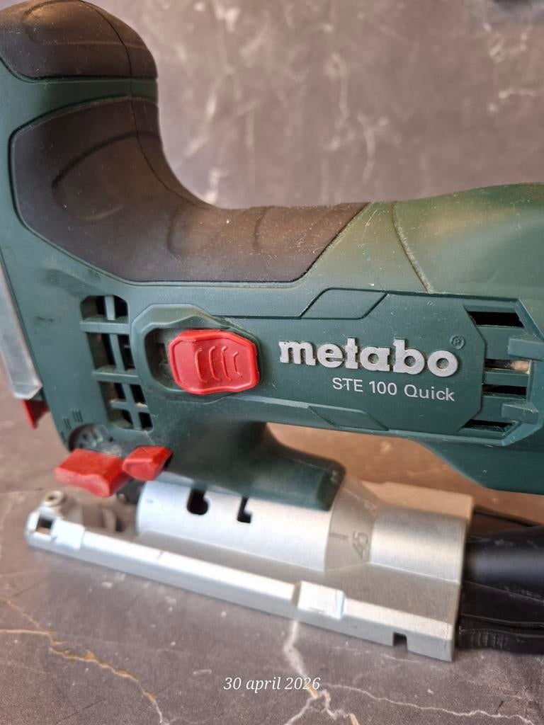 Metabo STE 100 Quick Decoupeerzaag - ZGAN, Gebruikt, Decoupeerzaag, Ophalen of Verzenden, 30 tot 70 mm