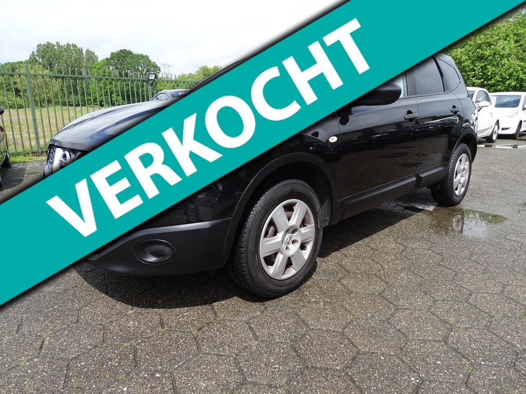 Nissan Qashqai +2 1.6 Visia 7 PERSOONS, Voorwielaandrijving, Euro 5, Gebruikt, Zwart