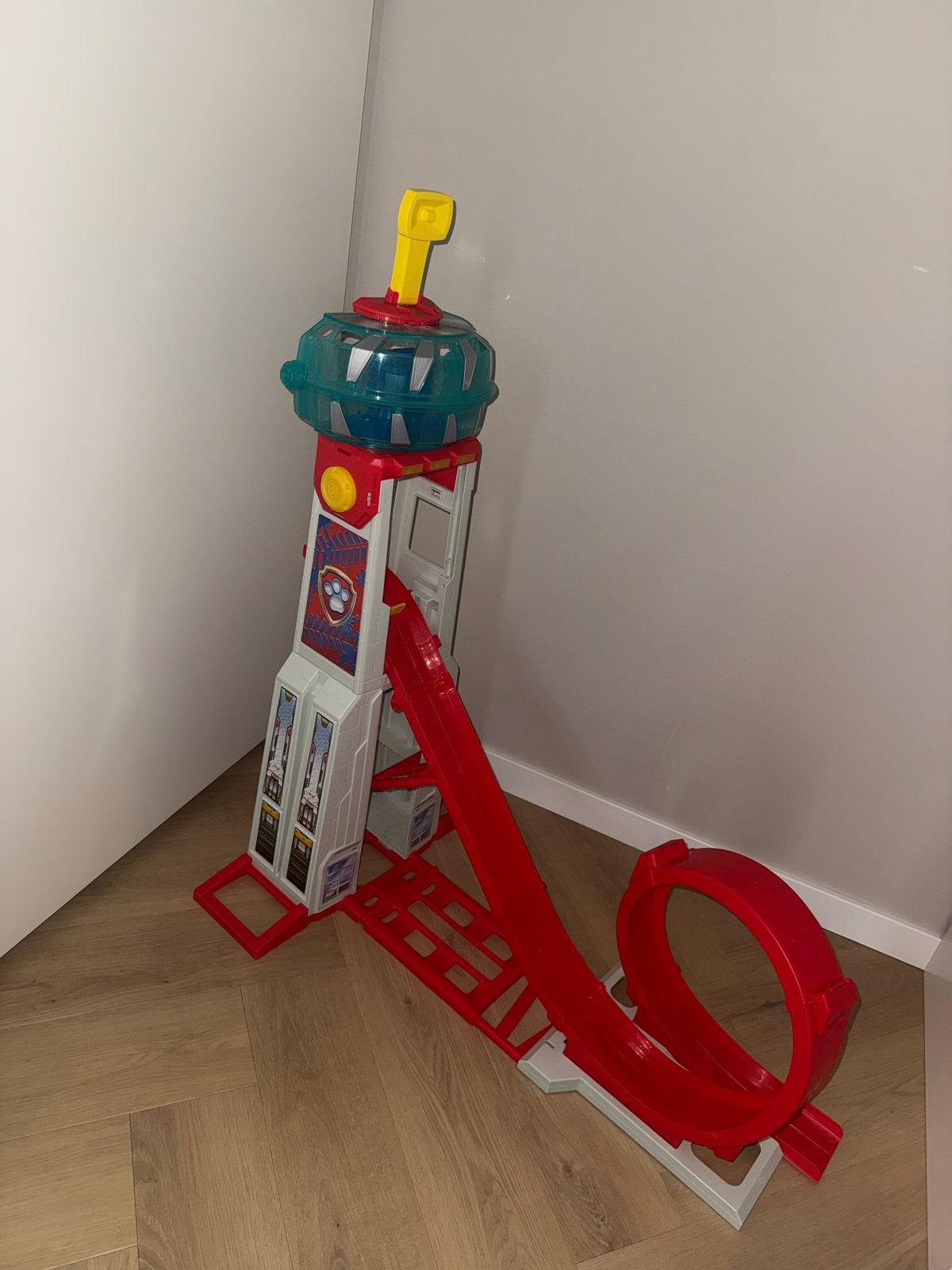 Paw Patrol Ready Race Rescue Racebaan Toren, Ophalen of Verzenden, Zo goed als nieuw