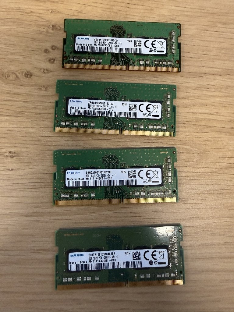 Samsung 8GB DDR4 2666MHz Laptop RAM, Gebruikt, DDR4, 8 GB, Ophalen of Verzenden