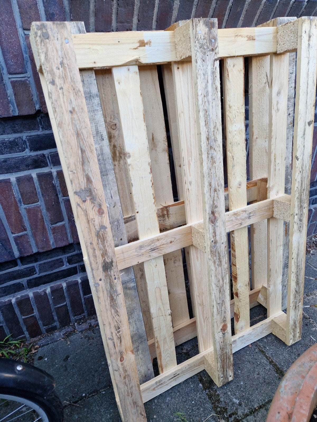 Houten Pallet, Ophalen, Gebruikt, 50 mm of meer, Minder dan 200 cm