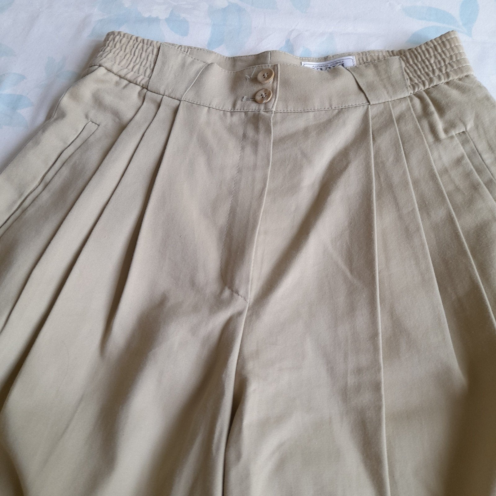 nieuwe Brax bandplooibroek.maat 36 kakibeige, Beige, Nieuw, Maat 36 (S), Lang
