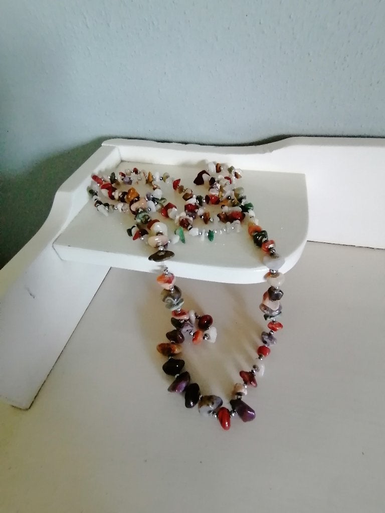 ketting van edelstenen mine, Ophalen of Verzenden, Zo goed als nieuw