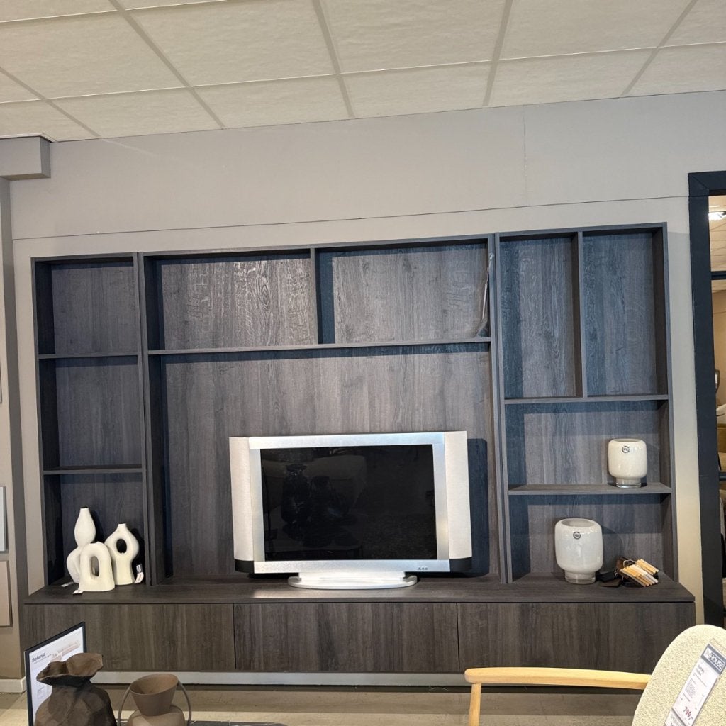 Wandkast Arinta - Melamine Eiken - IN.HOUSE, Niet ingevuld, Niet ingevuld, Niet ingevuld