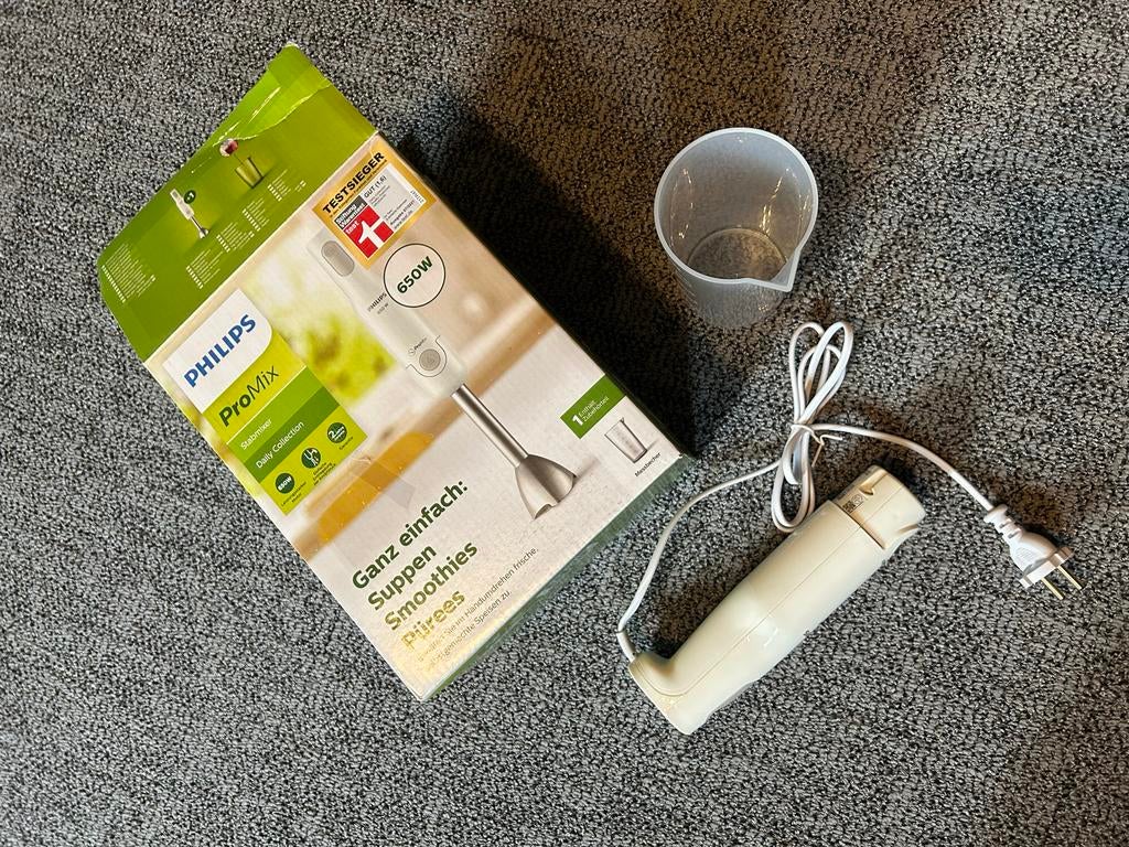 Philips Daily Collection ProMix Staafmixer 650W (zonder kop), Ophalen of Verzenden, Nieuw, Blender-accessoire