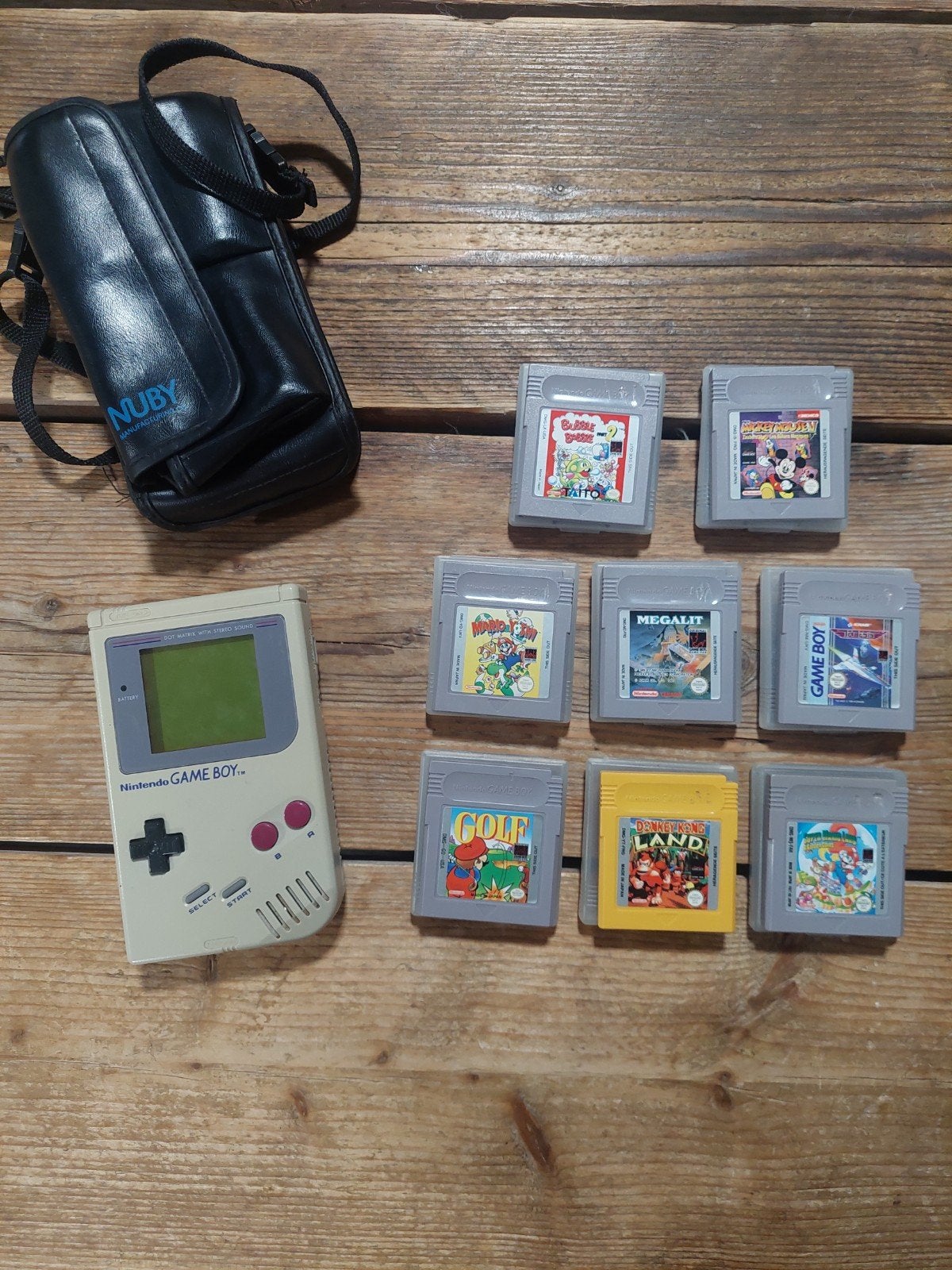 Te koop: Game Boy met 8 spelletjes, Spelcomputers en Games, Spelcomputers | Nintendo Game Boy, Ophalen of Verzenden, Gebruikt
