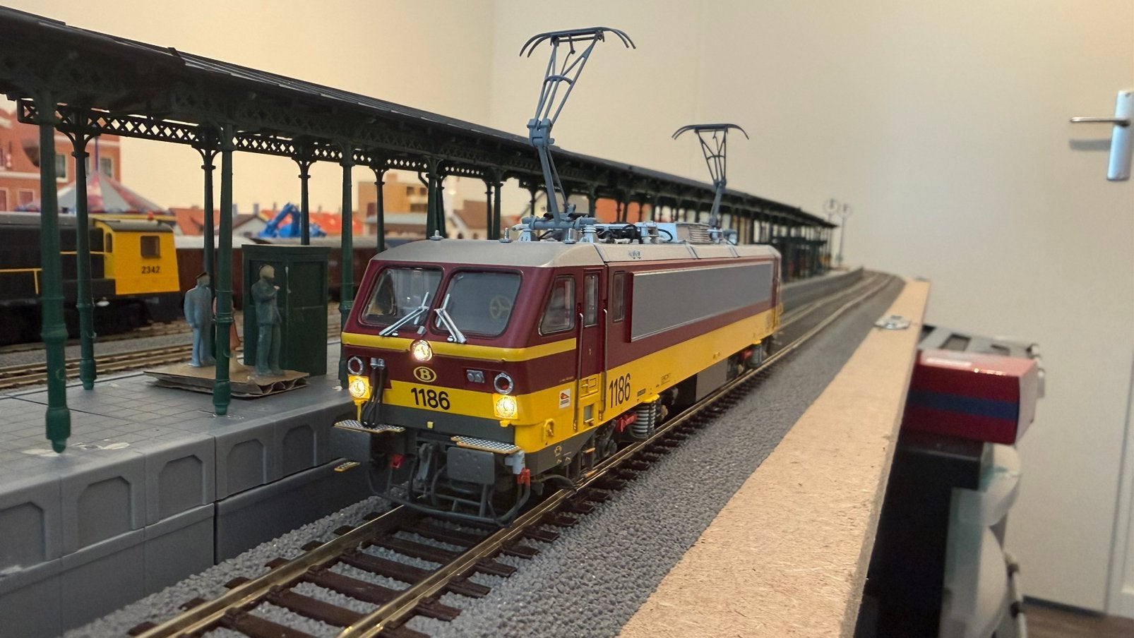 L.S. Models 12 094 NMBS 1186 Benelux locomotief, Overige merken, Ophalen of Verzenden, Gelijkstroom, Locomotief