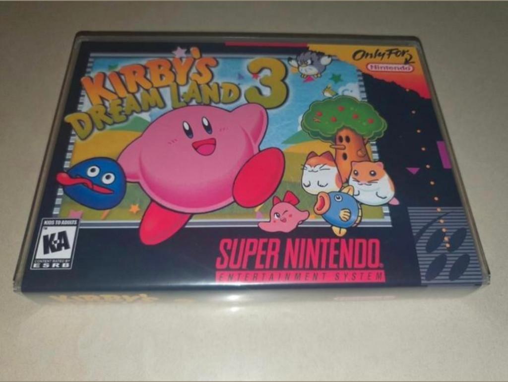 Kirby's Dream Land 3 SNES Game Case, Avontuur en Actie, Verzenden, 1 speler, Zo goed als nieuw