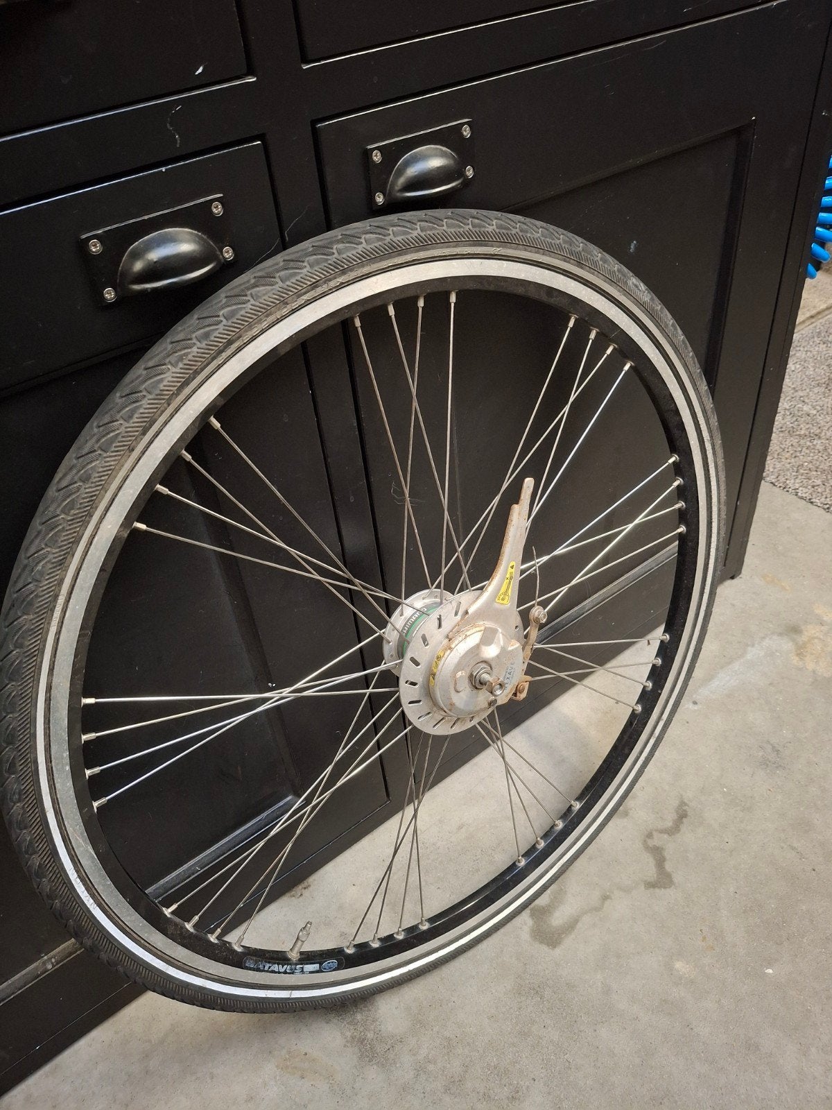 Voorwiel 💯%OK! - 28Inch  - Nexus naafdynamo - Rollerbrake, Ophalen, Stadsfiets, Wiel