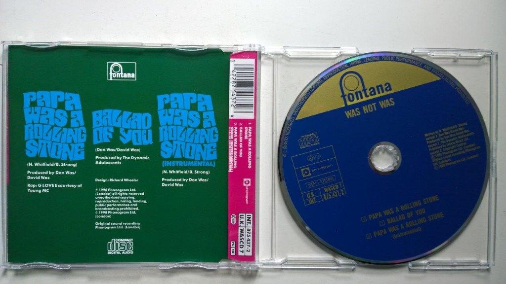 Was (Not Was) - Papa Was A Rolling Stone, Maxi-single, Ophalen of Verzenden, Zo goed als nieuw, 1 single