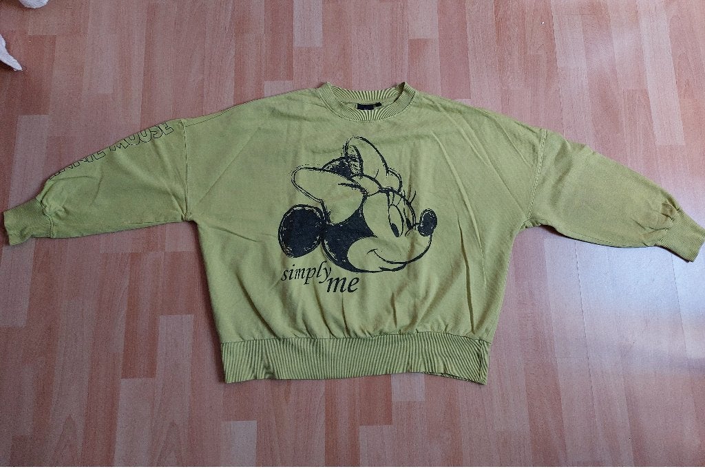Groene trui *Minnie Mouse*, Kleding | Dames, Disney, Maat 42/44 (L), Ophalen of Verzenden, Zo goed als nieuw