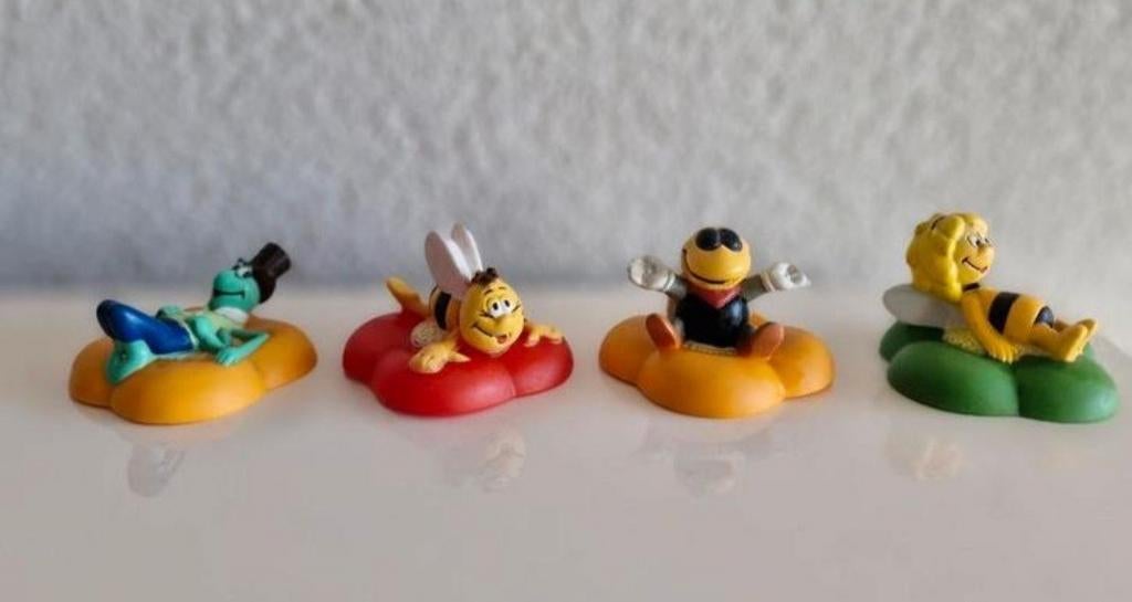 Vier poppetjes Maja de Bij, Ophalen of Verzenden, Zo goed als nieuw