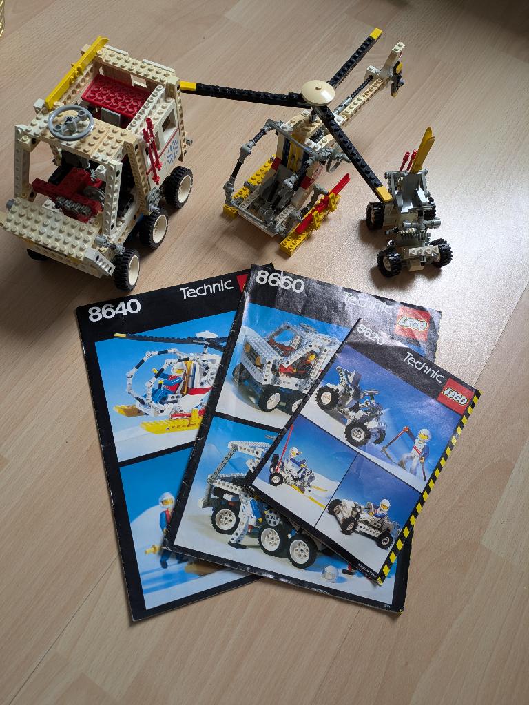 Vintage Lego Arctic set 8620-8640-8660, Ophalen, Gebruikt, Compleet, Lego