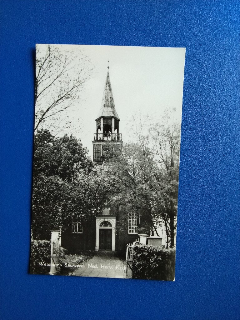 Wetsinge - Sauwerd, Ned. Herv. Kerk. Klf, Verzenden, 1960 tot 1980, Ongelopen, Groningen