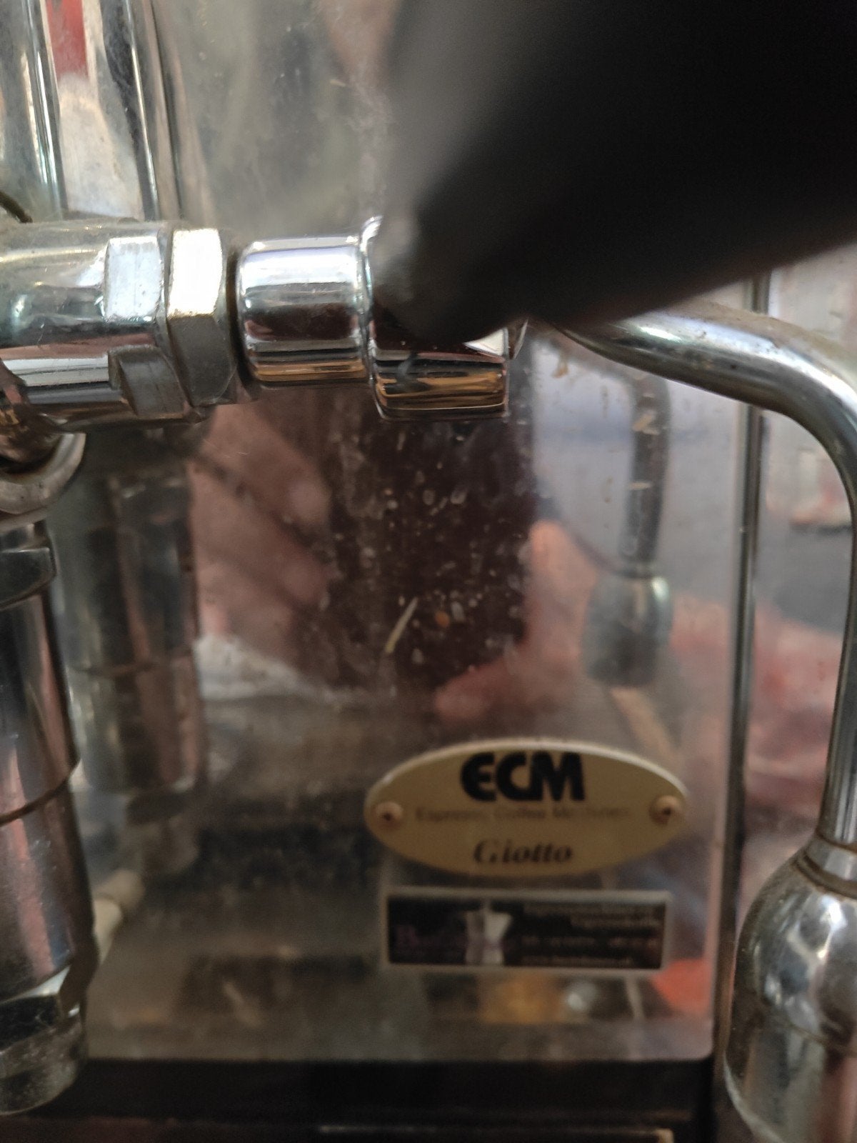 ECM Giotto E61 Espresso Machine - Professionele Kwaliteit, Ophalen, Niet werkend, Koffiemachine, Stoompijpje