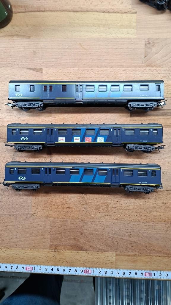 lima ns personenwagen set, Gebruikt, Gelijkstroom, Analoog, Wagon