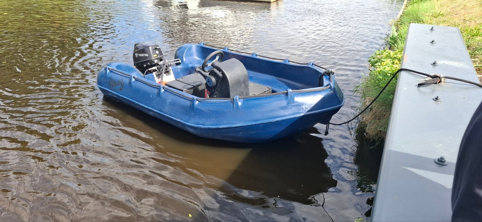 Waly 310 (2023),Stuurconsole, bankje, 9.8 pk, electr, accu, Watersport en Boten, Vis- en Consoleboten, Ophalen, Tot 10 pk, Zo goed als nieuw