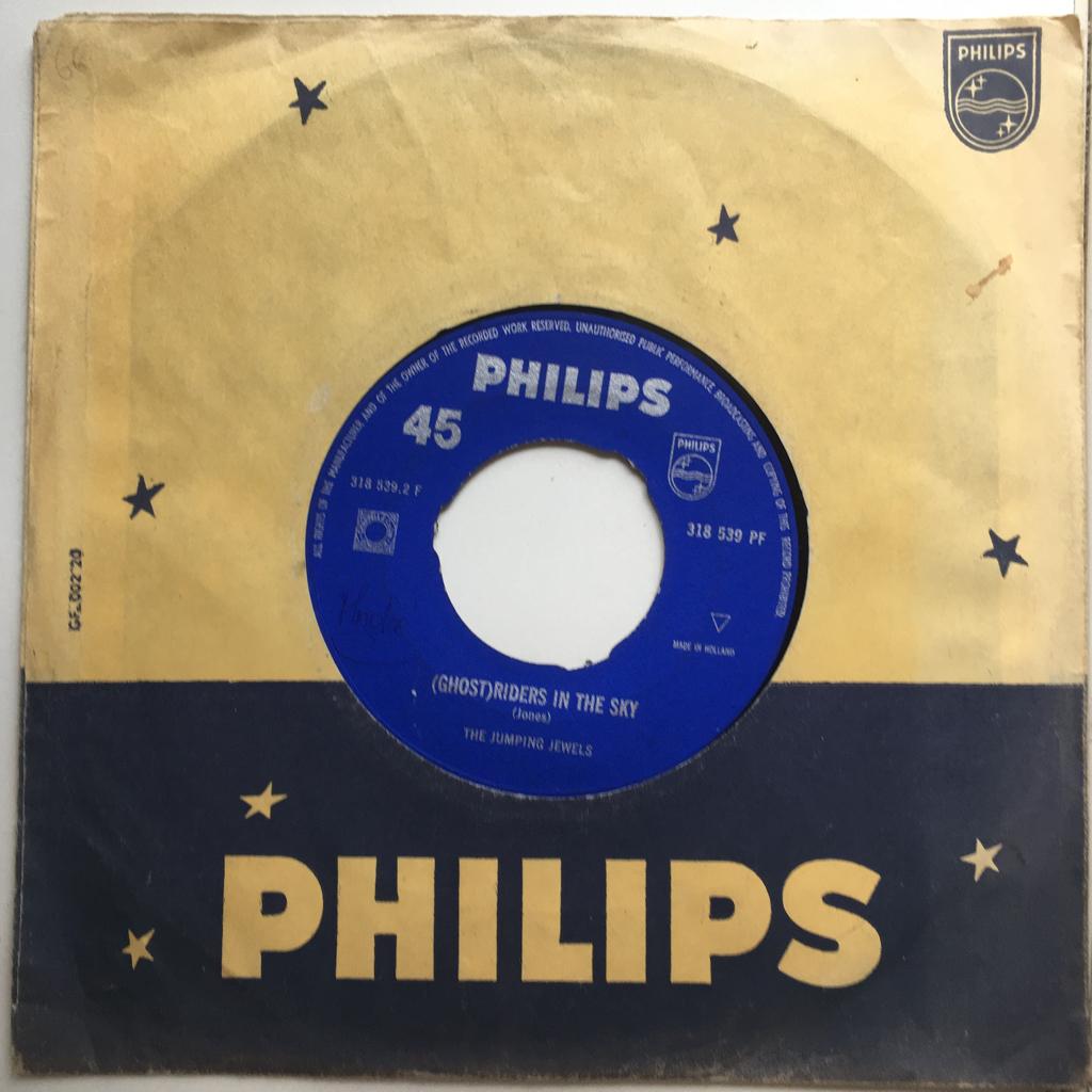 DB26 Jumping jewels Wheels/ Ghostwriters in the sky HOL61 €4, Gebruikt, 7 inch, Single, Ophalen of Verzenden