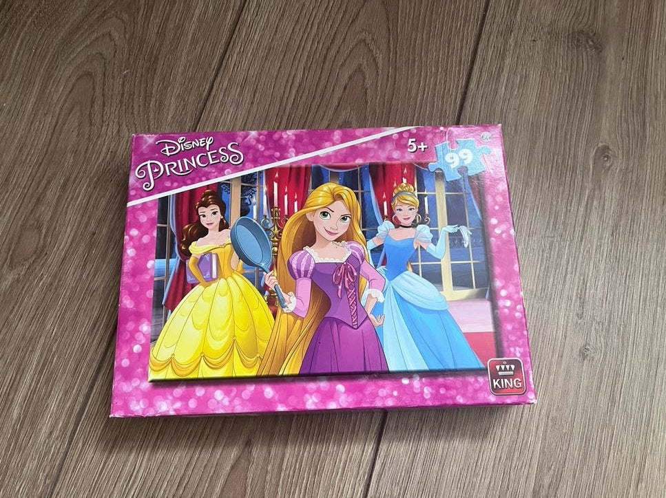 Disney Princess puzzel 99 stukjes, Ophalen of Verzenden, Meer dan 50 stukjes, Zo goed als nieuw, 6 jaar of ouder