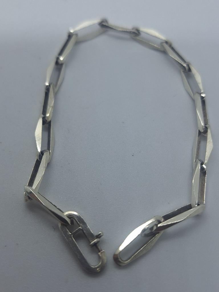 Vintage Zilveren Armband - closed forever., Ophalen of Verzenden