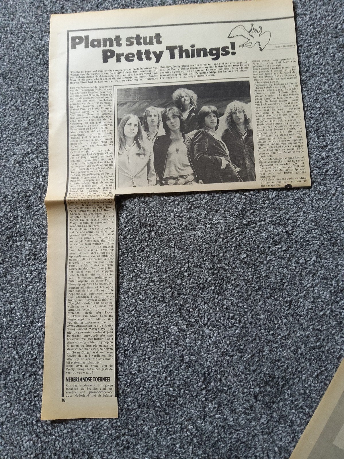 The Pretty Things, Ophalen of Verzenden, Boek, Tijdschrift of Artikel
