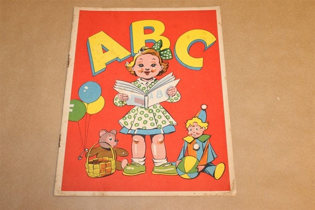 Oud ABC prentenboek - Uitg. Relpi - Ca 1950, Ophalen of Verzenden, Gelezen