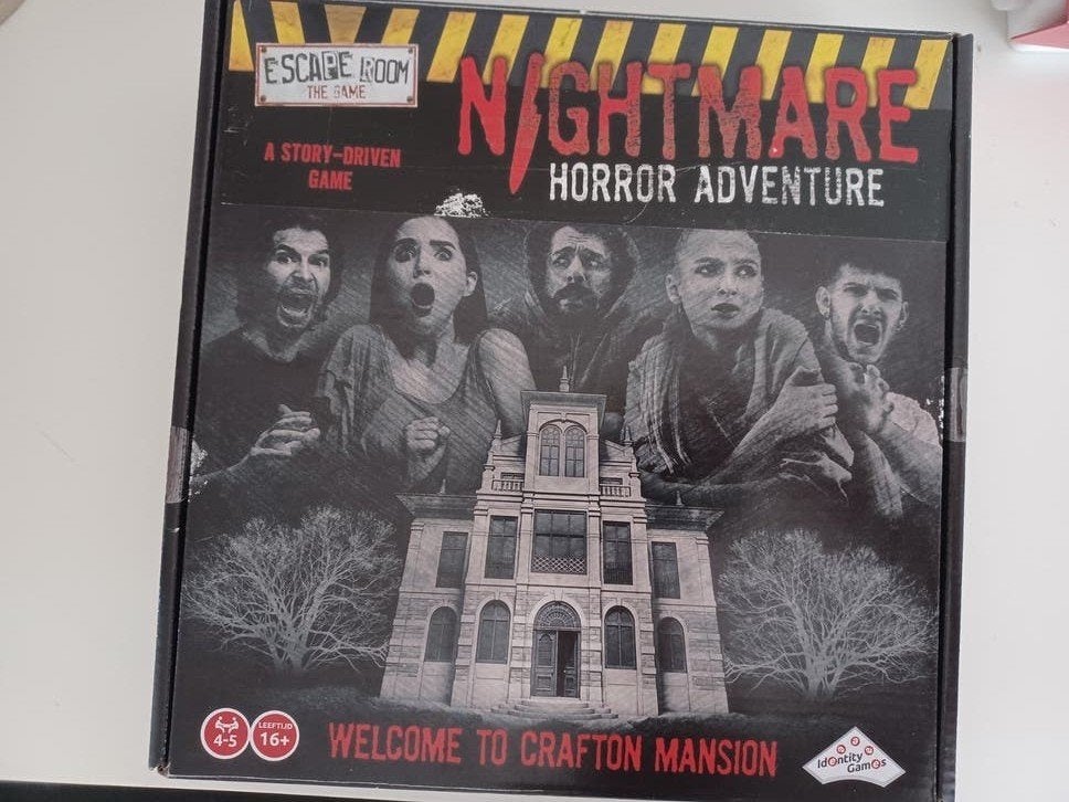 Ontdek het spannende nightmare horror adventure bordspel! Ee, Ophalen, Zo goed als nieuw