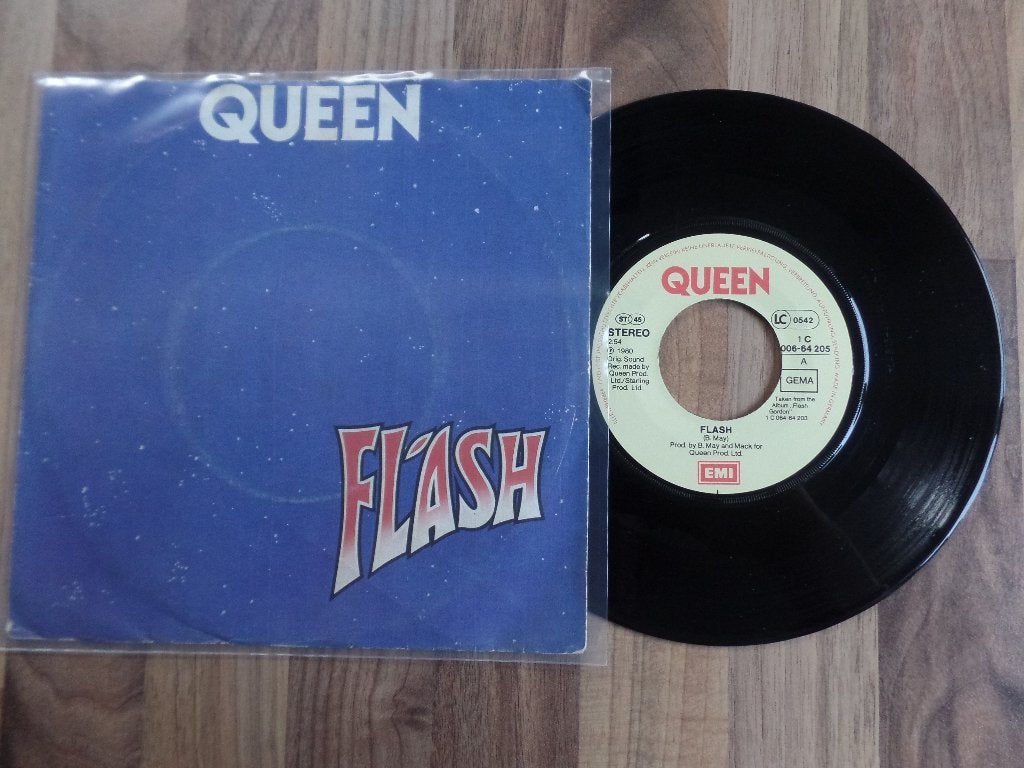 single  Queen - Flash, Cd's en Dvd's, Ophalen of Verzenden, Gebruikt, 7 inch, Rock en Metal