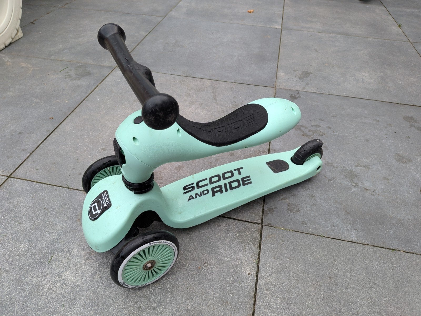 Scoot and Ride Highwaykick 1 Step en loopfiets 1 tot 5 jaar, Ophalen of Verzenden, Zo goed als nieuw, Gewone step, Scoot and Ride